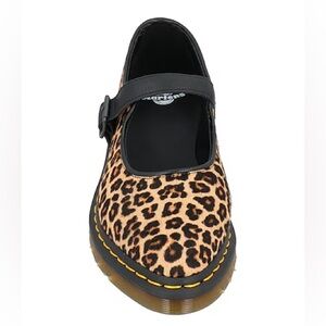 Dr. Martens Leopard Print Mary Jane in Black and Brown size 10